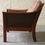 Thumbnail: Broderna Andersson Mahogany / Rosewood Cane Armchair Swedish Sweden 1970's Retro