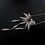 Thumbnail: 20th Century Tear Drop Water Drop Drip 925 Silver Necklace and Earrings Set