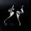 Thumbnail: Modernist Punk Chic Sterling Silver Large Lightning Bolt Waves Study Earrings