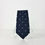 Thumbnail: Ted Lapidus Paris Retro Navy With White Dots %100 Silk Tie Made in Italy