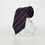 Thumbnail: Chloe Retro 1970's Black Red Blue Stripe  %100 Silk Tie Made in Spain