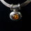 Thumbnail: London Import Sterling Silver and Golden Amber Roman Style Choker Necklace