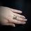 Thumbnail: 20th Century Artcraft /  Art Nouveau 925 Silver / Gold Ring With Turquoise