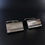 Thumbnail: Modernist Brushed 835 Silver Rectangle Unisex Cufflinks German Danish CH