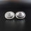 Thumbnail: Scandinavian Style Modenist 875 Silver Polish  Cufflinks
