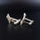 Thumbnail: British Scottish Terrier Sterling Silver Cufflinks 1990s