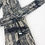 Thumbnail: Nicole Farhi Retro 1980's Black Beige Abstract %100 Silk Tie Hand Made England