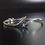 Thumbnail: Vintage Scottish 925 Sterling Silver Cubic Zirconia Bangle Carrick Jewellery Ltd