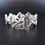 Thumbnail: Modernist 1970's Zolotas Greek 925 Sterling Silver Shark Teeth Link Bracelet