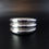 Thumbnail: Vintage Modernist Egyptian Heavy Silver Cuff Bracelet Unisex 73.2 gr Hallmarked