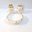 Thumbnail: Vintage Bitossi Gold White Smoking Set Bowls Brass USA Lighter Wimbledon London