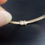 Thumbnail: Trilogy Diamonds 9ct Gold Bangle Bracelet Dia Diamond Retro Vintage Style