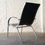 Thumbnail: Italian Leather Aluminium Armchair Retro 1970's