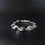 Thumbnail: Modernist Sterling Silver Mystic Topaz  Hermann Siersbol Danish Link Bracelet
