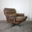 Thumbnail: Arne Norell Vatne Mobler Leather Chrome Low Back Swivel Armchair London