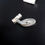 Thumbnail: Modernist Danish Hermann Siersbol Brutalist Tree Bark Sterling Silver  Cufflinks