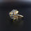 Thumbnail: Mid Century Vintage 14K 14ct Fine Sapphire Fancy Cocktail Ring High Setting