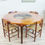 Thumbnail: 1960's Danish Tue Poulsen Art Pottery Oak Round Dining Table For Haslev Denmark