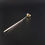 Thumbnail: Edwardian Art Deco 15ct Gold Target Seed Pearls Diamond Tie Pin In antique Case