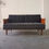 Thumbnail: Danish 1940 1950 Retro Mid Century Modern Teak Wool Daybed 2 Seater Sofa London