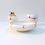 Thumbnail: Vintage Bitossi Gold White Smoking Set Bowls Brass USA Lighter Wimbledon London