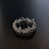Thumbnail: Brutalist 925 Sterling Silver Promise Ring in Freeform Star Shape Hallmarked AR