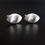 Thumbnail: Retro Vintage West German 925 Sterling Silver Cufflinks by HM