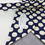 Thumbnail: Modules Retro 1970's  Navy Cream Dots %100 Silk Tie Made in Japan
