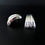 Thumbnail: Post Modern 1990's Sterling Silver Shell Earrings - Italian / Europian