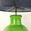 Thumbnail: Vintage Bitossi Green Black and Flowers Large Table Lamp Aldo Londi Italy 60's