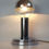 Thumbnail: 1970's Retro Chrome Giant Bulb Table Lamp Scandinavian  Wimbledon London
