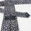 Thumbnail: Collier Campbell Retro Navy Cream Abstract Dots %100 Silk Tie Made in England