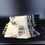 Thumbnail: 1990's Givenchy %100 Cashmere Black Cream Floral Scarf Decorated With roses