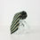 Thumbnail: Vitaliano Pancaldi 1970s Mad Men Green Beige Striped %100 Silk Tie Made in Italy