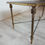 Thumbnail: Maison Jansen Style French Brass Bronze Leather Vintage Coffee Table Wimbledon