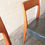 Thumbnail: Svegards Markaryd Set of 6 Swedish Grey Leather Dining Chairs