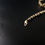 Thumbnail: Art Deco Style American 10K Yellow White Gold Chain Bracelet With Dark Sapphire