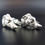 Thumbnail: Sterling Silver Vintage Style Greyhound Cufflinks