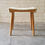 Thumbnail: Scandinavian 1970's White Cream Sheepskin Stool