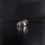 Thumbnail: 20th Century Brutalist Abstract 925 Silver / Gold Ring With Moonstone 2