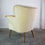 Thumbnail: German Cocktail Chairs Armchairs  Pearl Cream Velvet Vintage Wimbledon London