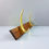 Thumbnail: IHQ Aubock Style Danish Modernist Rosewood Brass On Aluminium Coat Hooks Rack