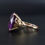 Thumbnail: Vintage 7.5ct Brilliant Alexandrite 14ct Gold Dress Ring