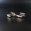 Thumbnail: Retro 9 CT Gold Plated On Sterling Silver Cufflinks / Cuff Links