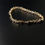 Thumbnail: Art Deco Style American 10K Yellow White Gold Chain Bracelet With Dark Sapphire