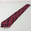 Thumbnail: Claude Montana Retro 1980's Black Red Leaf Design %100 Silk Tie Made in Italy
