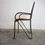 Thumbnail: Early 20th Century Industrial Salvage Saddle Leather Iron Brass Armchair  CH5
