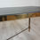 Thumbnail: Maison Jansen Style French Brass Bronze Leather Vintage Coffee Table Wimbledon