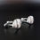 Thumbnail: Retro Vintage West German 925 Sterling Silver Cufflinks by HM