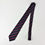 Thumbnail: Chloe Retro 1970's Black Red Blue Stripe  %100 Silk Tie Made in Spain